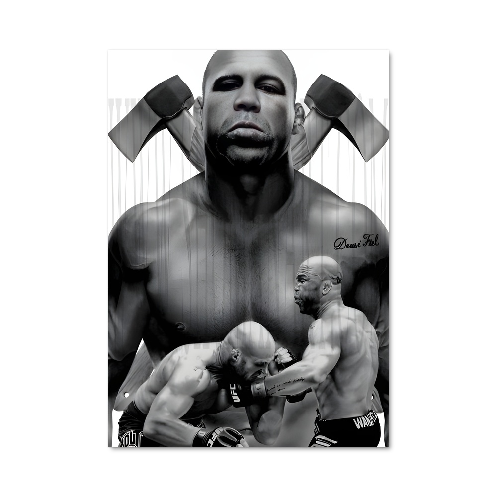 Poster Wanderlei de silva – affiche MMA